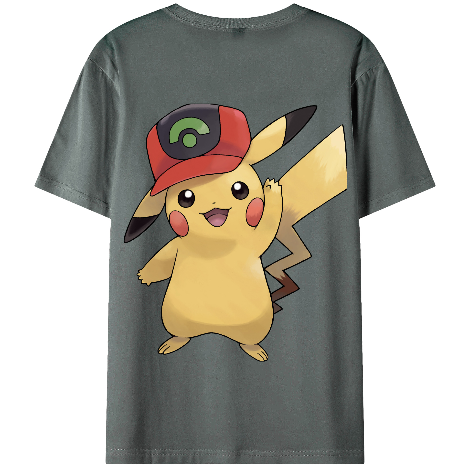 （画像用） ポケットモンスター Pokémon 綿100％半袖Tシャツ（背面プリント）
